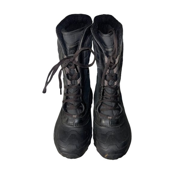 The North Face Thermoball Waterproof Leather Snow Ski Sledding Boots Girl's 4 - Picture 3 of 10